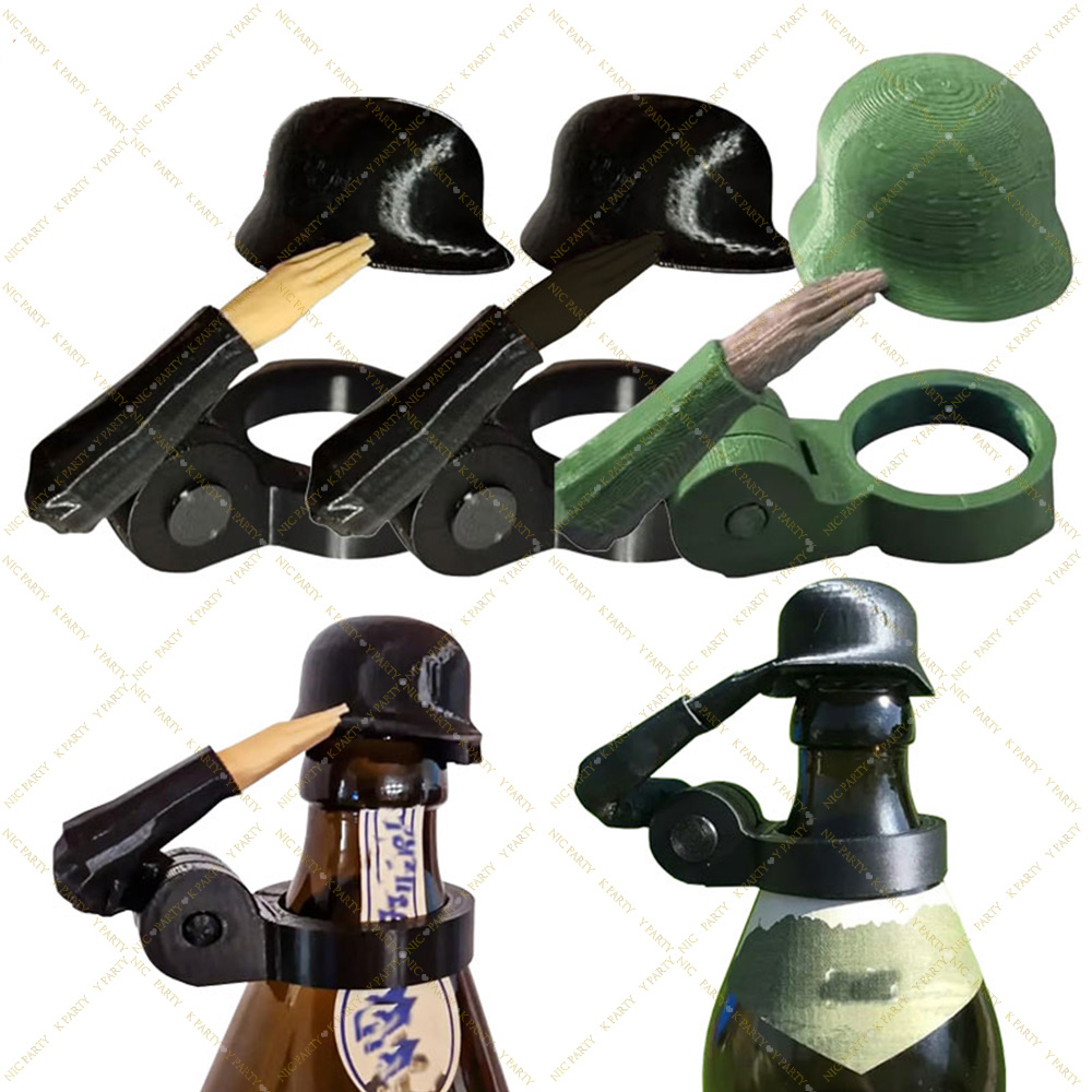 재미있는 군인 경례식 맥주병 헬멧 창의적인 파티 장식  - Wine Beer Hat 리뷰 및 가격